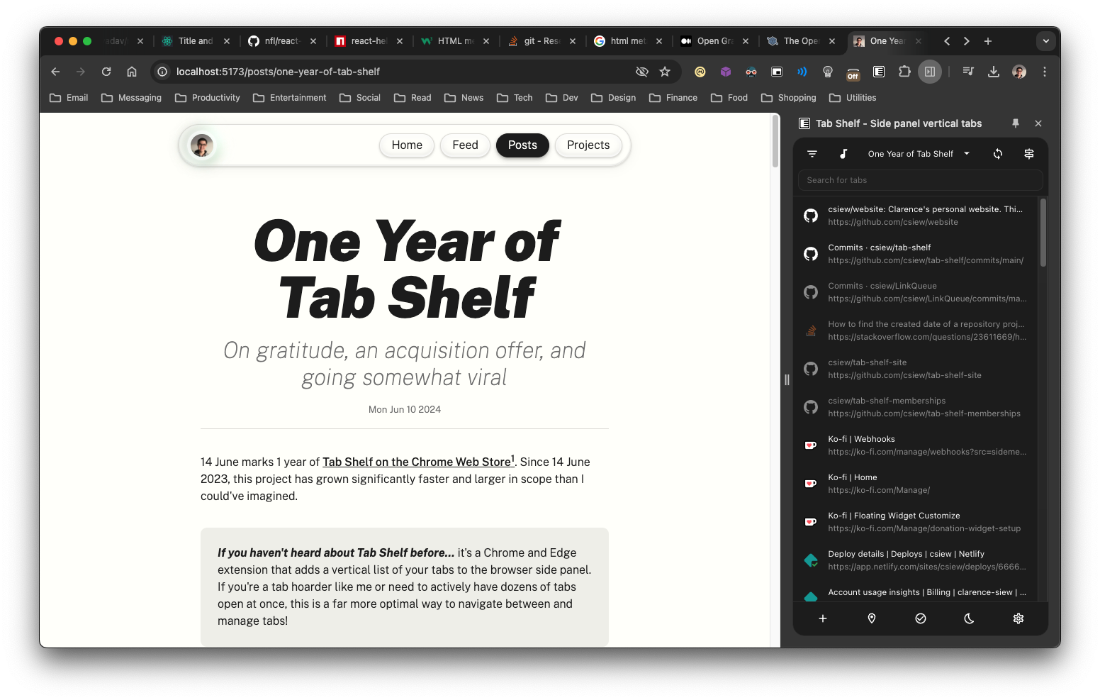 Tab Shelf screenshot